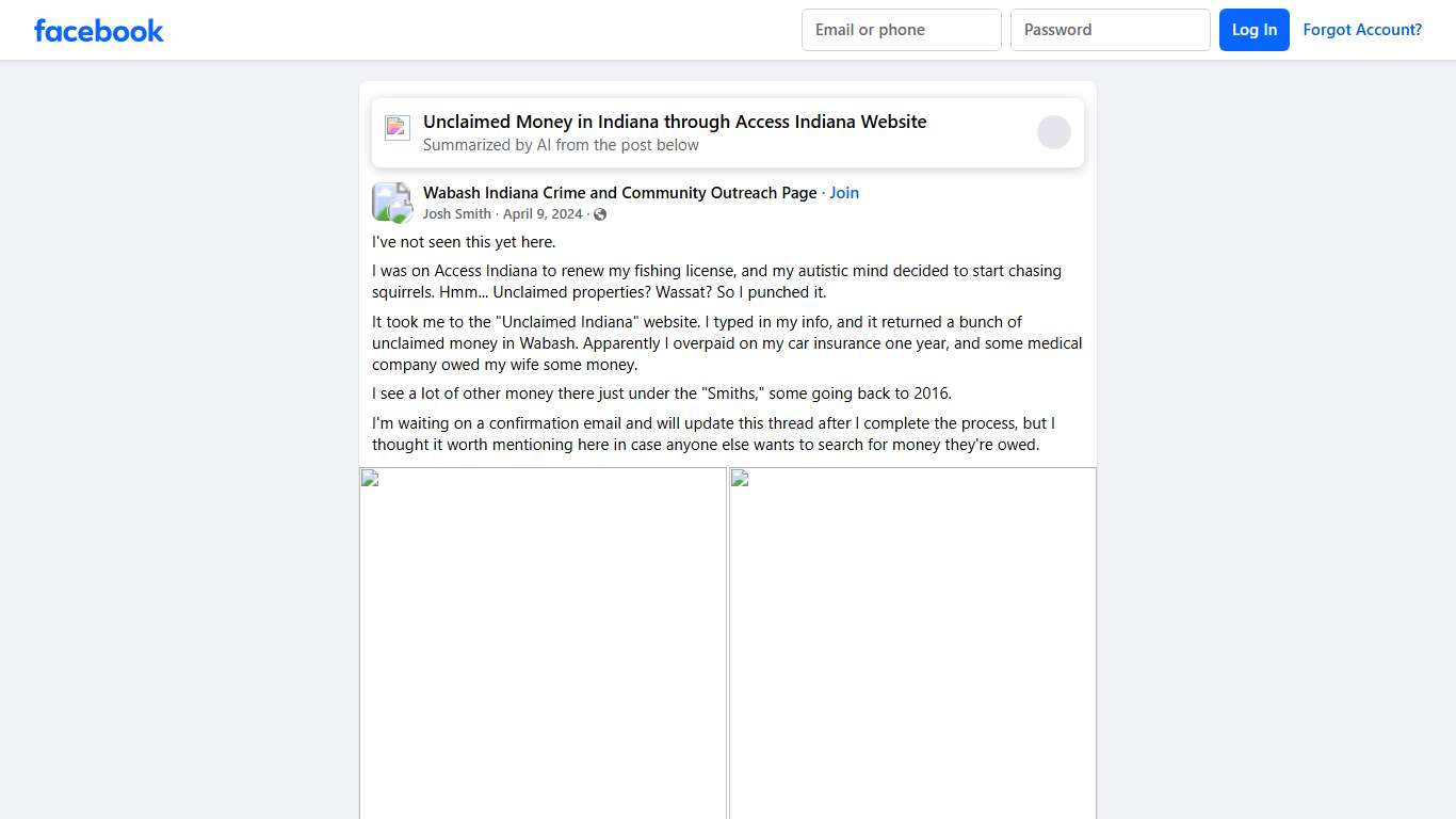 Wabash Indiana Crime and Community Outreach Page I've not seen this yet here Facebook